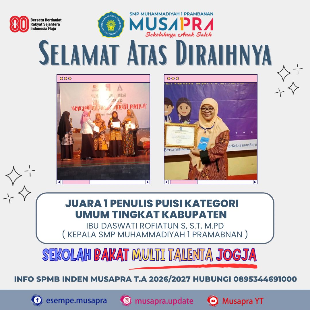 MUSAPRA BERKARYA LEWAT GORESAN PENA